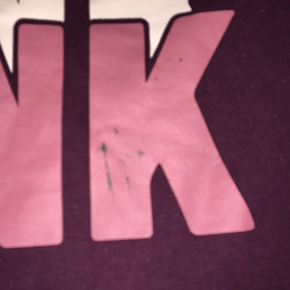 maroon PINK sweatshirt - Picture 2 of 3